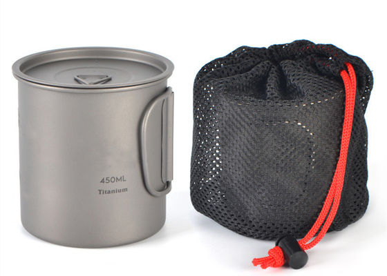 Purity 99.95% Titanium Drinking Cup Picnic Portable Outdoor Tableware