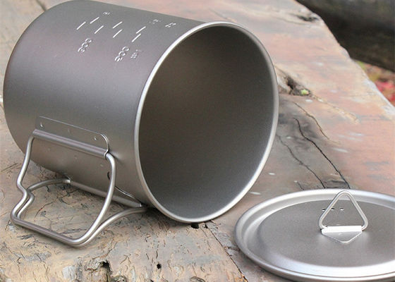 Purity 99.95% Titanium Drinking Cup Picnic Portable Outdoor Tableware