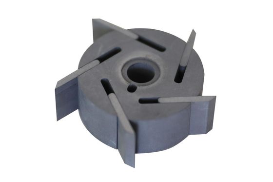 Antioxidant Treatment Aluminum Purifying Graphite Rotor And Shaft 17mpa